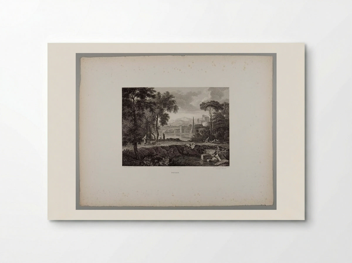Paysage - Claude François Fortier - Poster