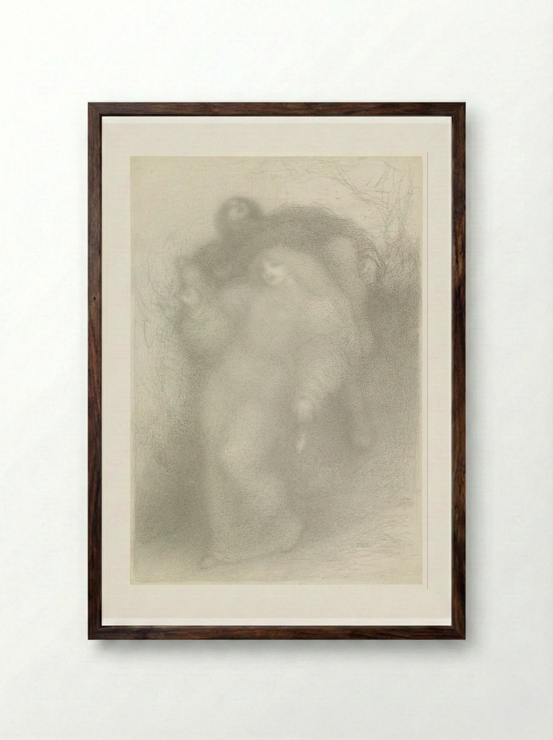 Peace, genaamd Koningskinderen - Matthijs Maris - Framed Print Dark Wood
