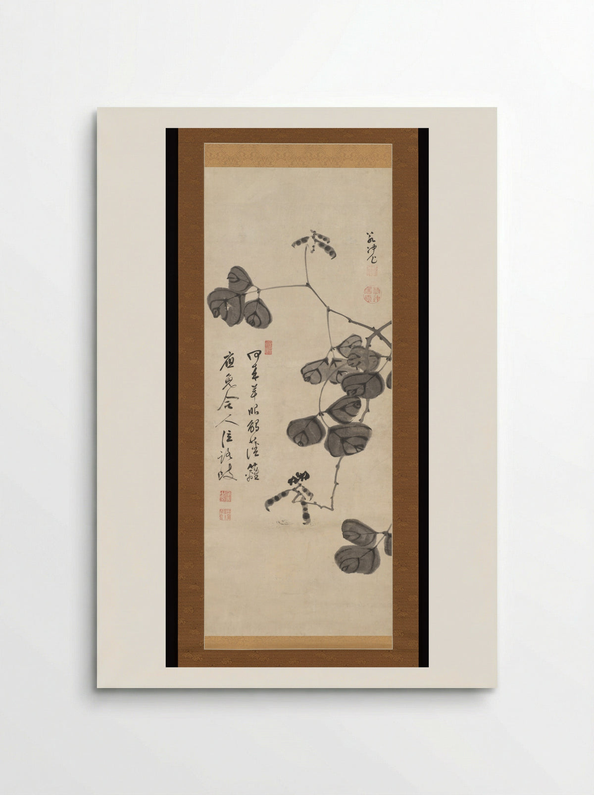 Peapods on a Branch - Itō Jakuchū - Poster