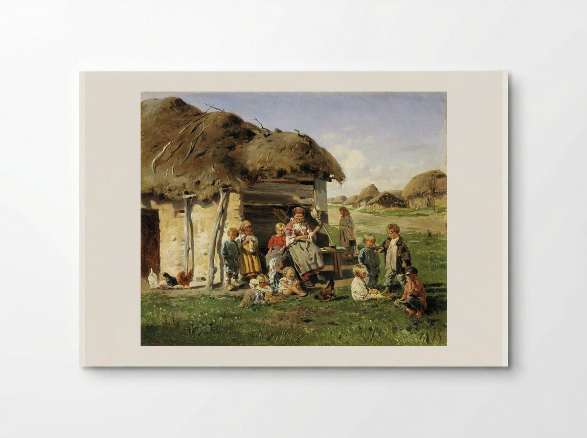 Peasant Children - Vladimir Makovsky - Poster