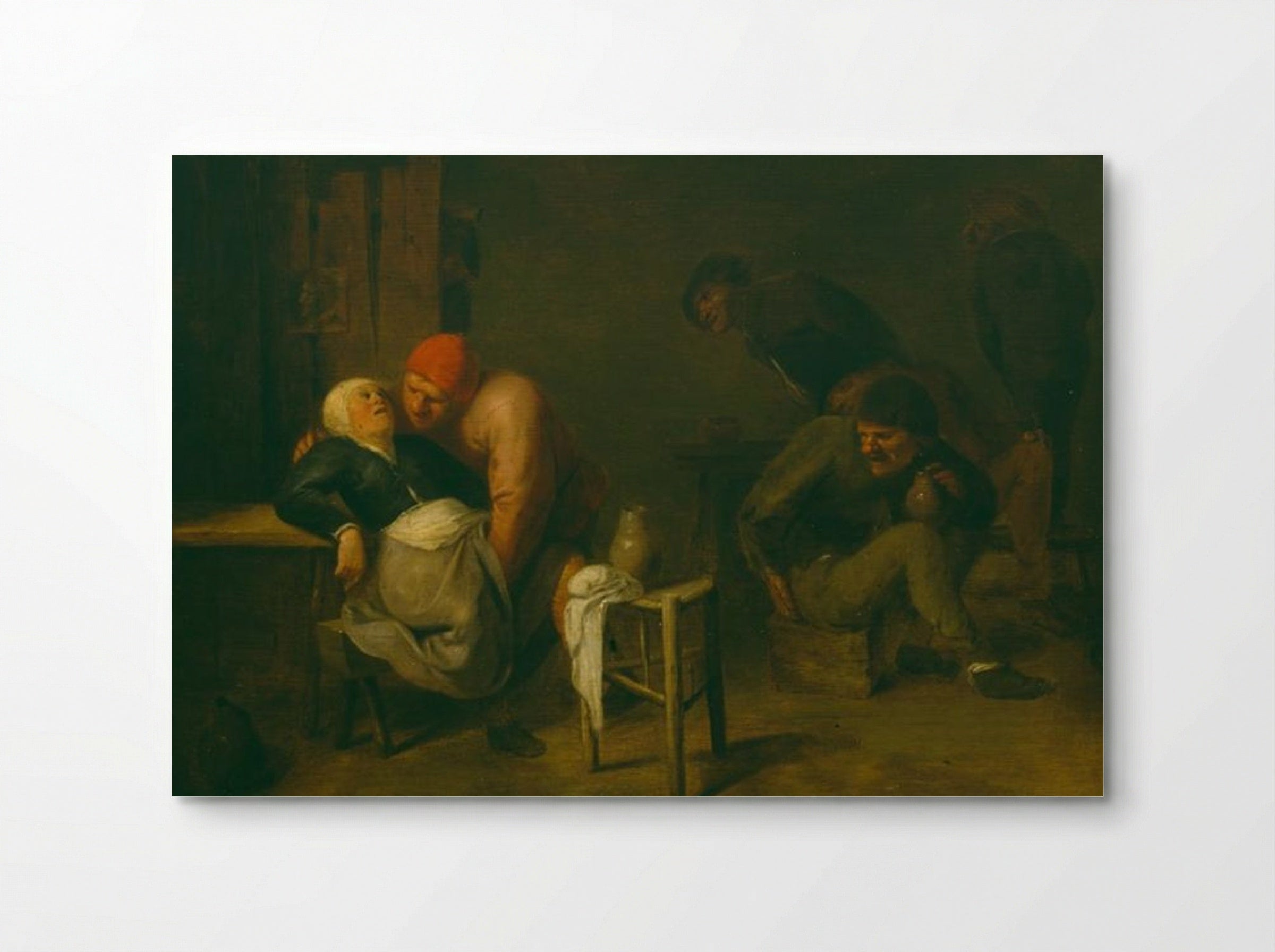 Peasant Inn - Adriaen Brouwer - Poster