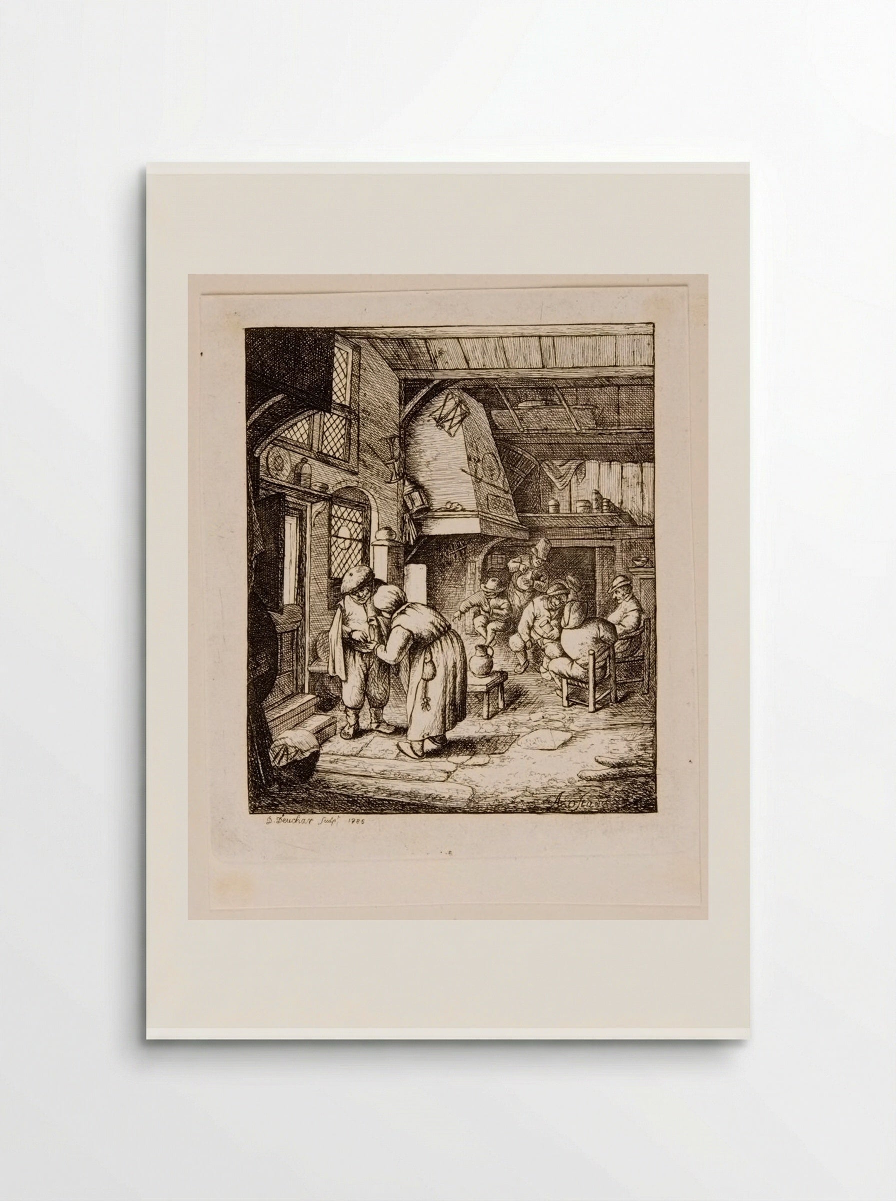 Peasant Paying His Bill - David Deuchar - Poster
