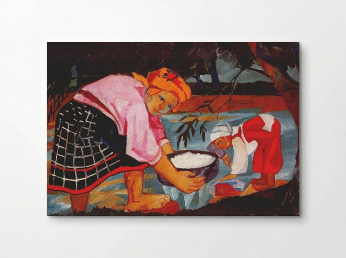 Peasant Women - Natalia Goncharova - Poster