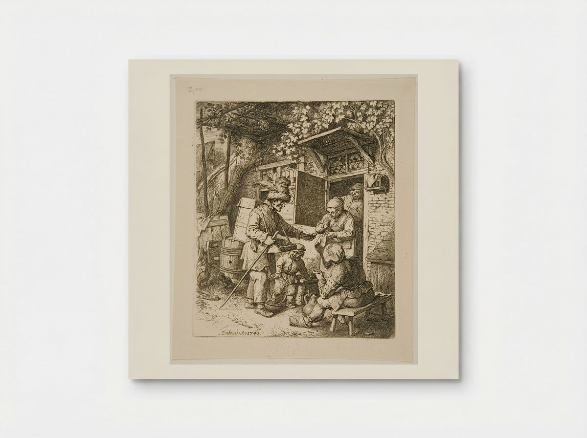 Peddler - Christian Wilhelm Ernst Dietrich - Poster