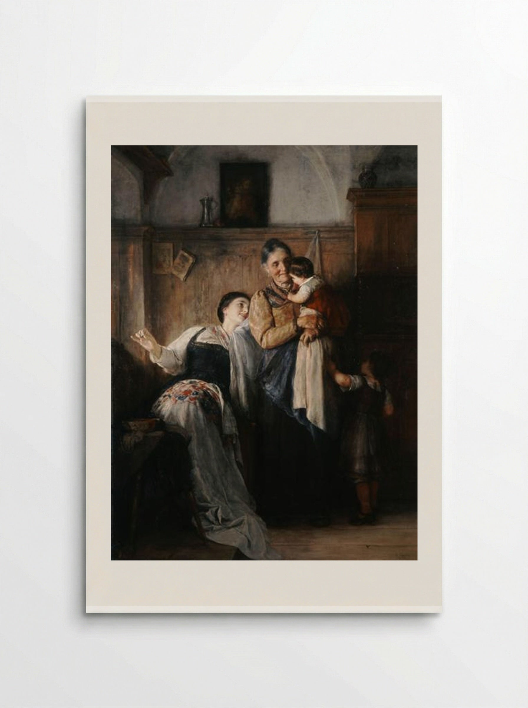 Peek-a-boo - Nikolaos Gyzis - Poster