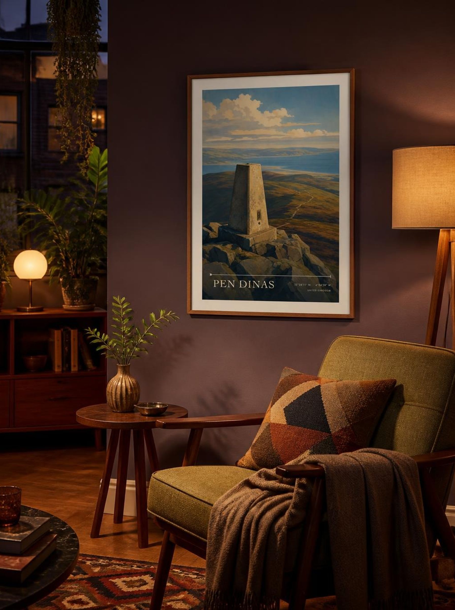 Pen Dinas United Kingdom Travel Poster - Lifestyle