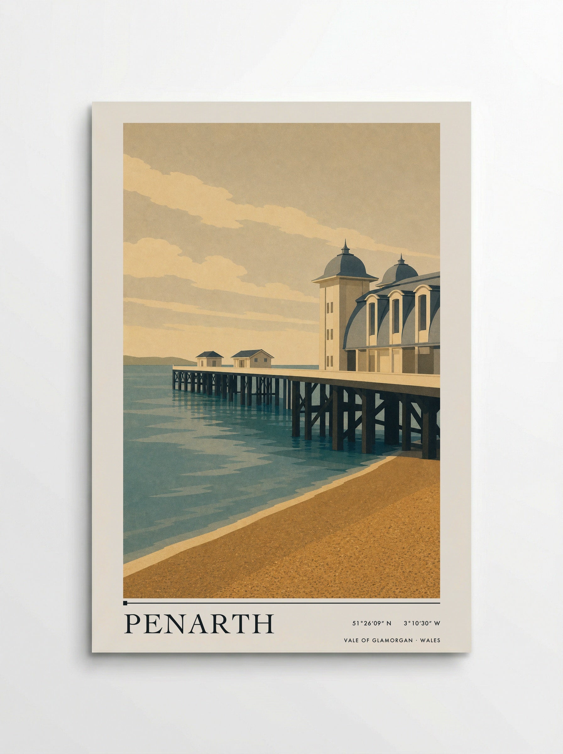 Penarth Travel Poster - Poster