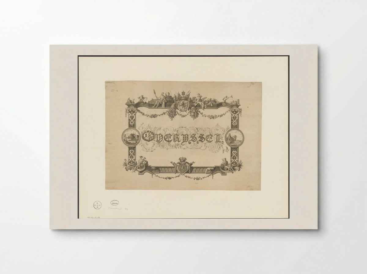 Pennekunst voor Overijssel - Jacob Willem Strunck - Poster