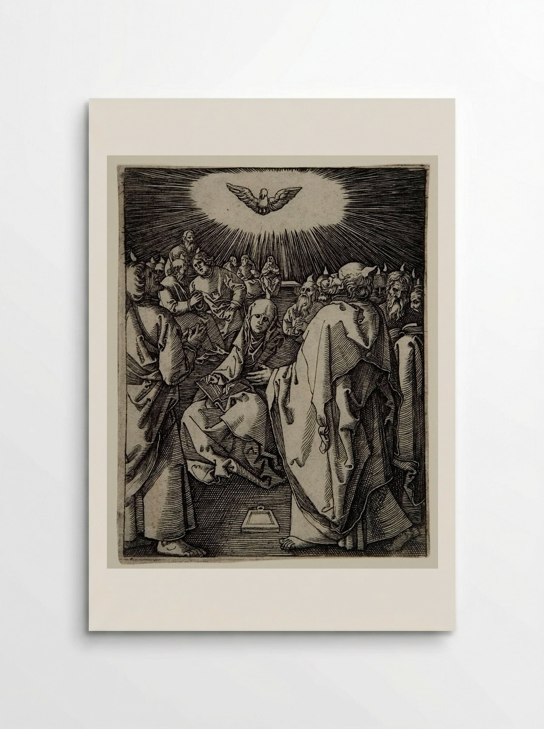 Pentecost - Marcantonio Raimondi - Poster