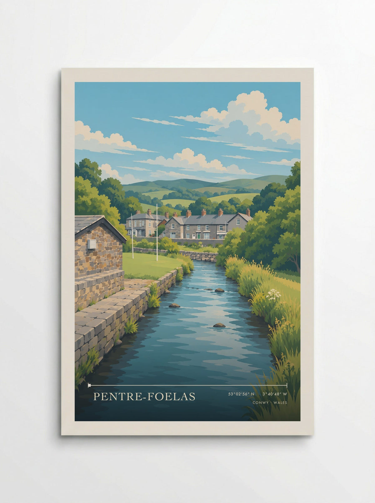 Pentre-Foelas, Conwy | Travel Poster - Poster