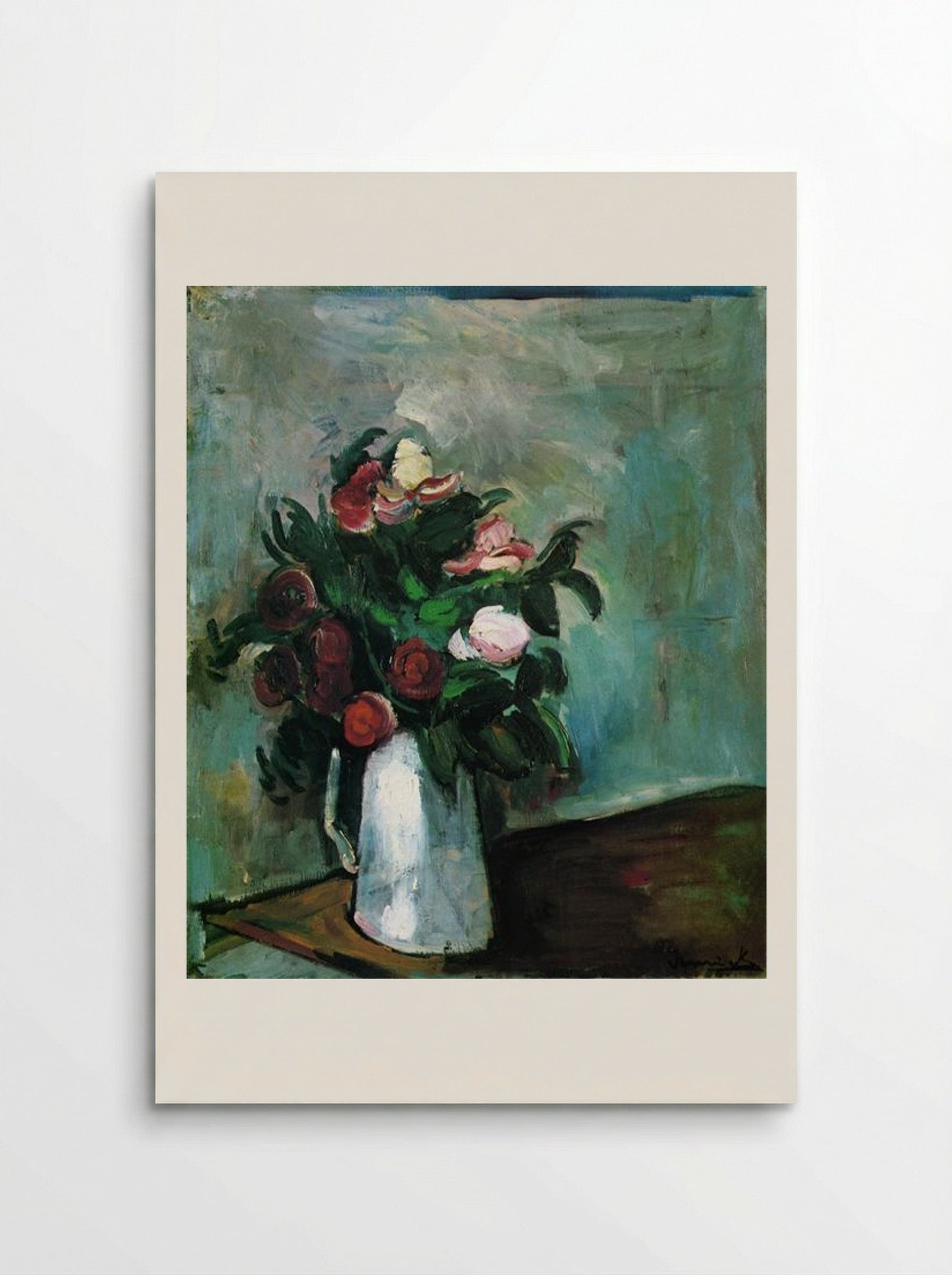 Peonies in a Vase - Maurice de Vlaminck - Poster