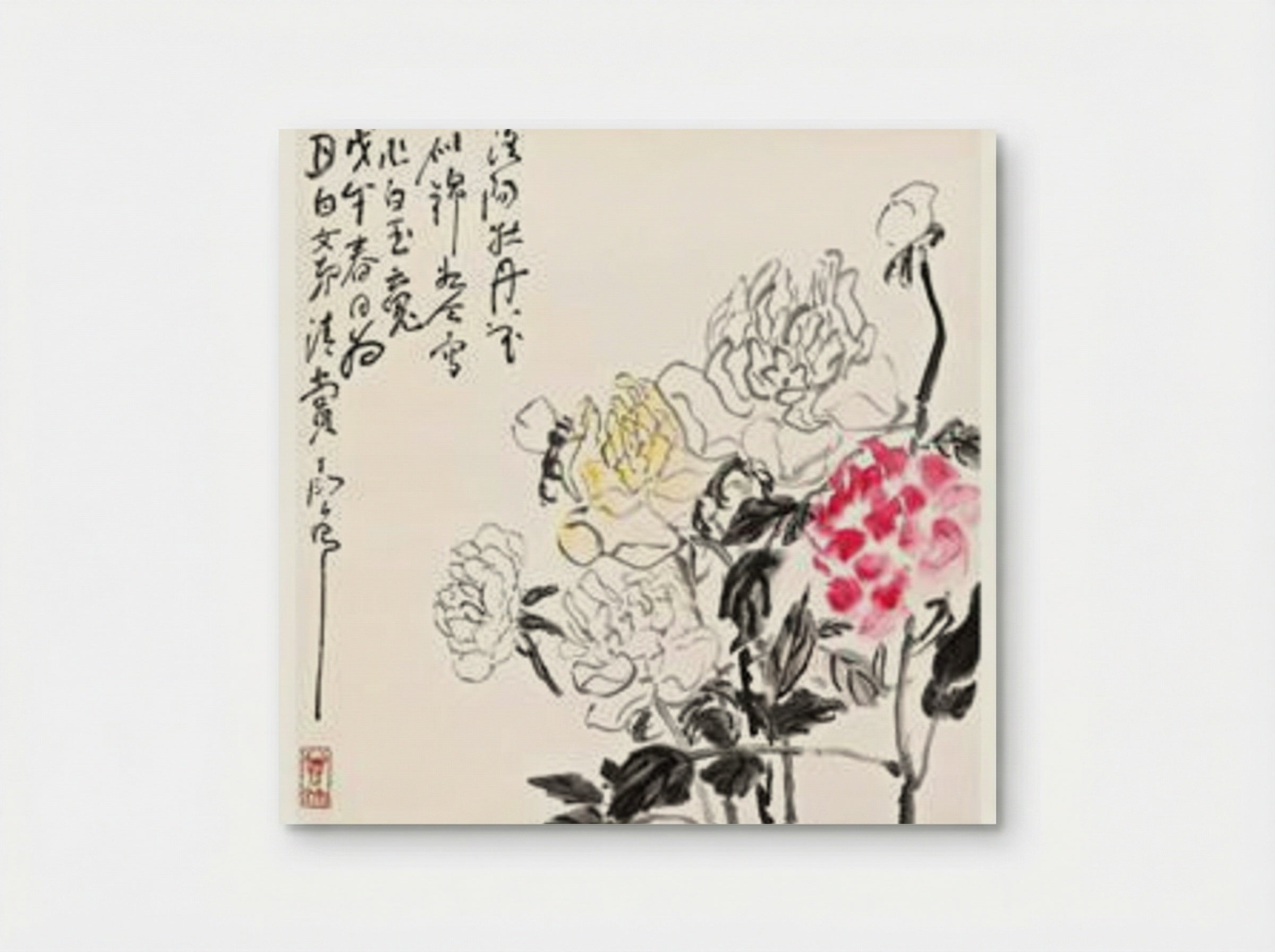 Peony - Ding Yanyong - Poster
