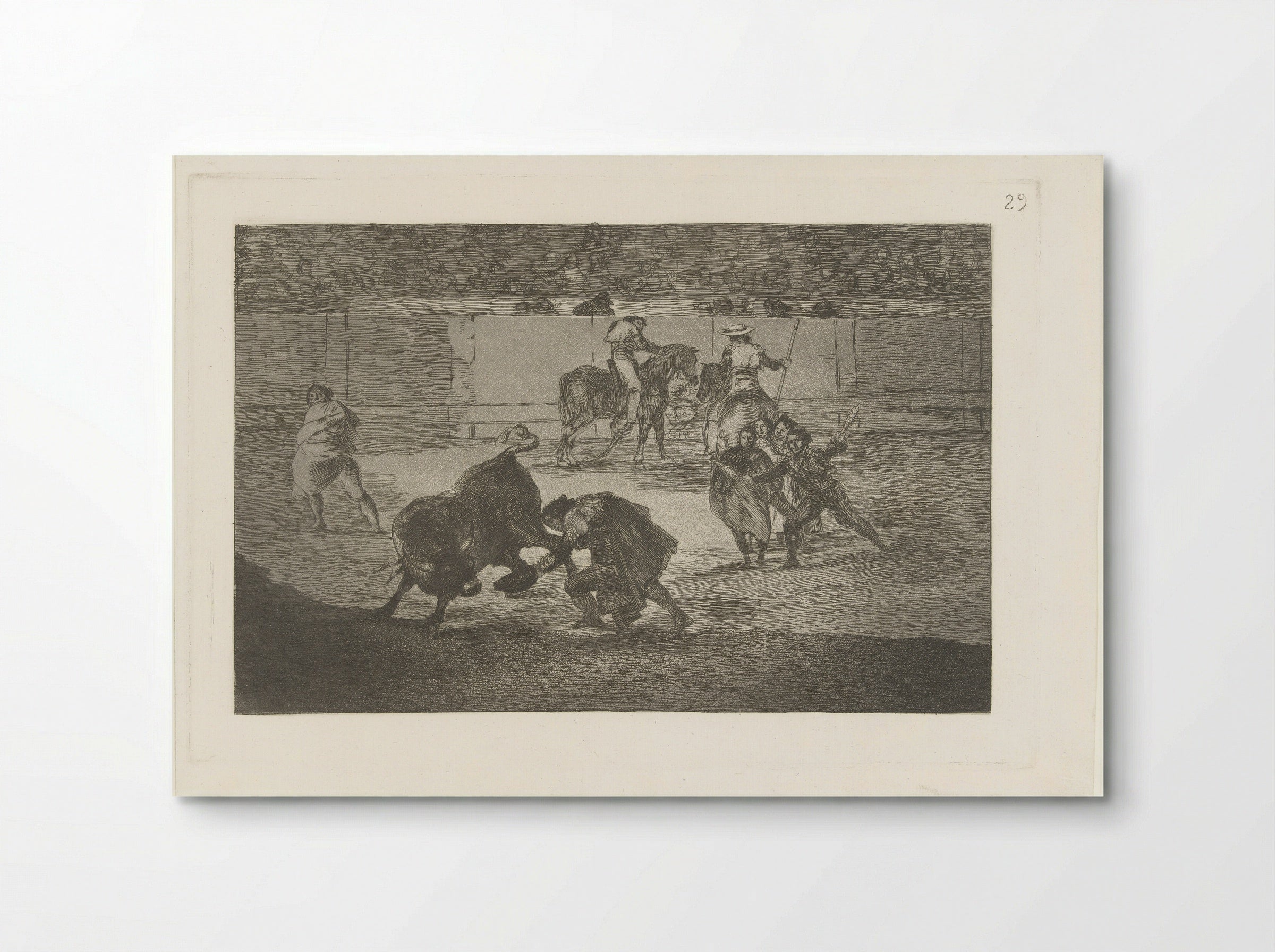 Pepe-Hillo Takes Off His Hat to the Bull - Francisco de Goya - Poster