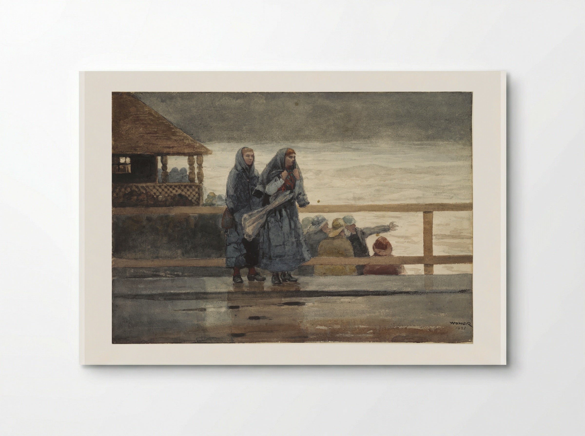 Perils of the Sea - Winslow Homer - Poster