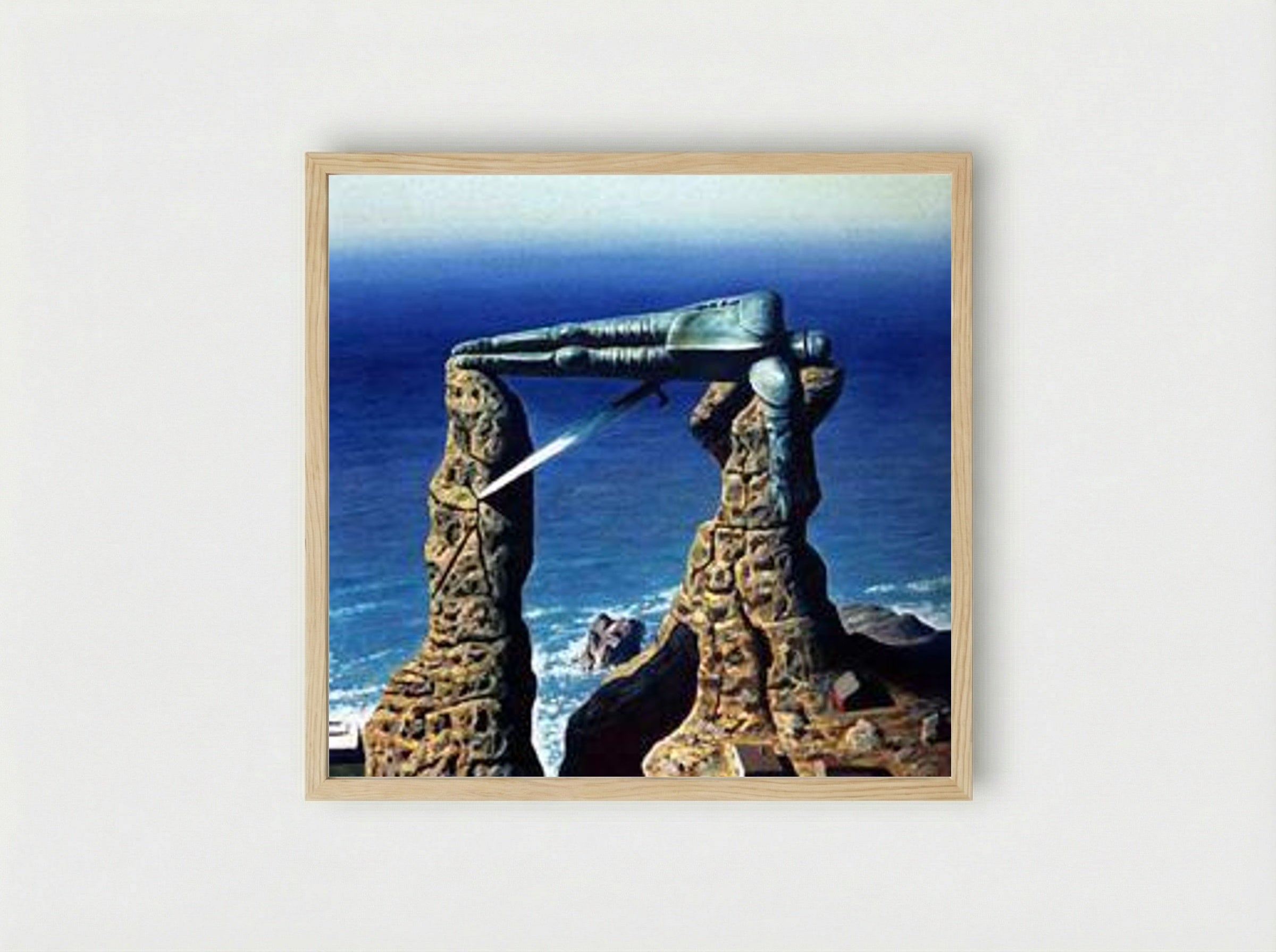Permanent Middle Ages - Sabin Balasa - Framed Print Wood