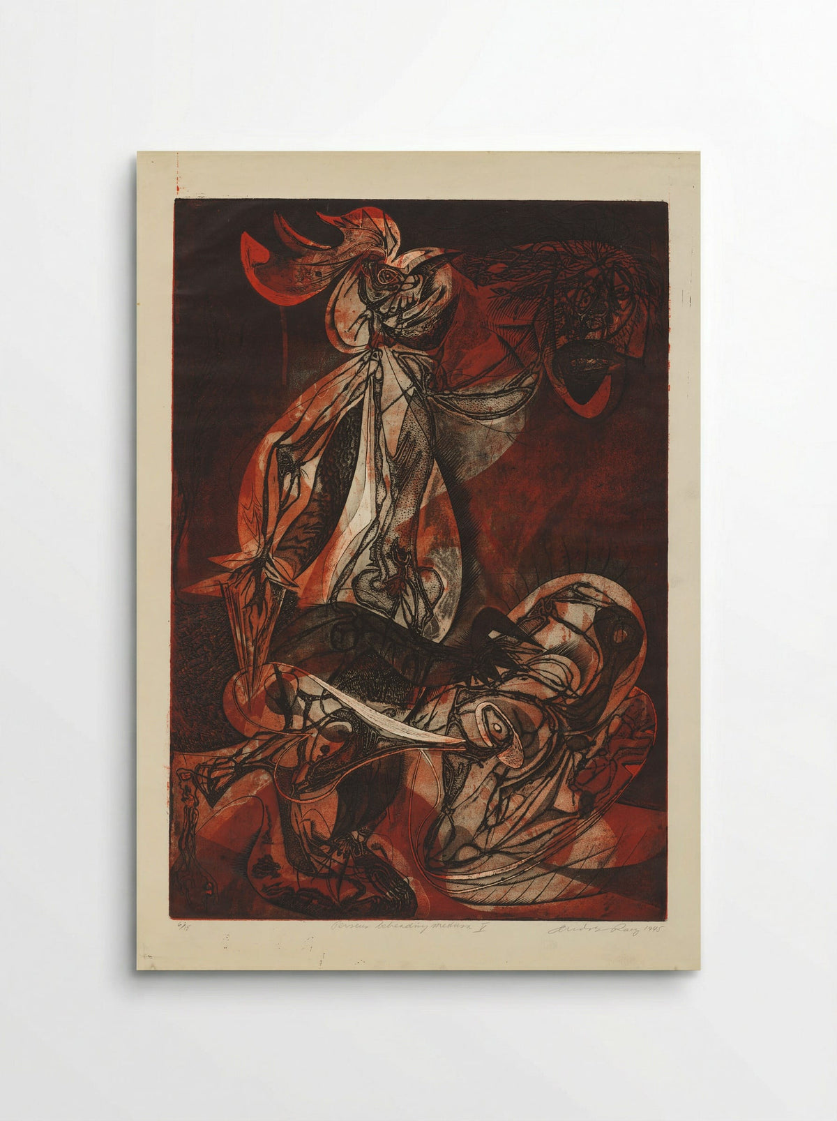 Perseus Beheading Medusa V - André Racz - Poster