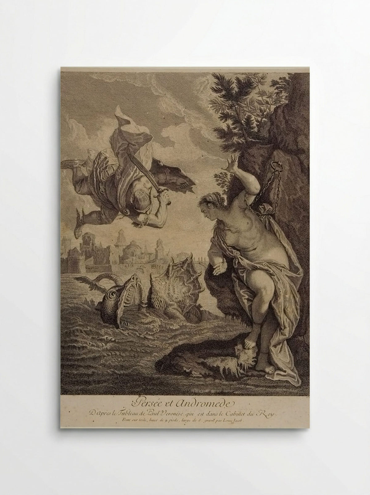 Perseus and Andromeda - Louis Jacob - Poster