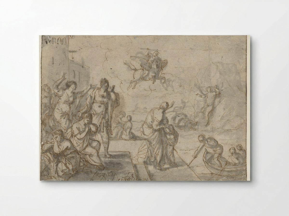 Perseus and Andromeda - Louis de Deyster - Poster