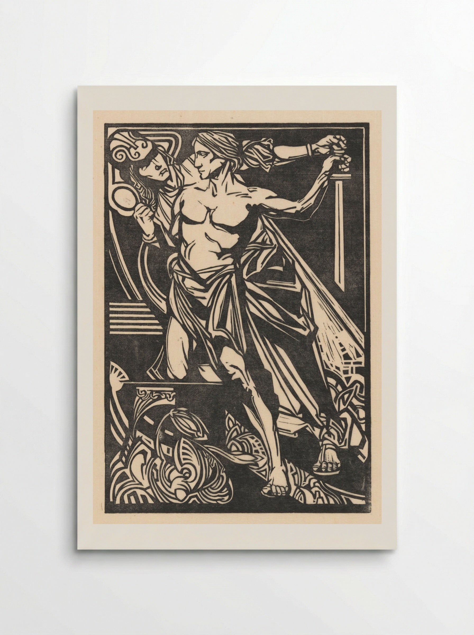 Perseus and Minerva - Johannes Josephus Aarts - Poster