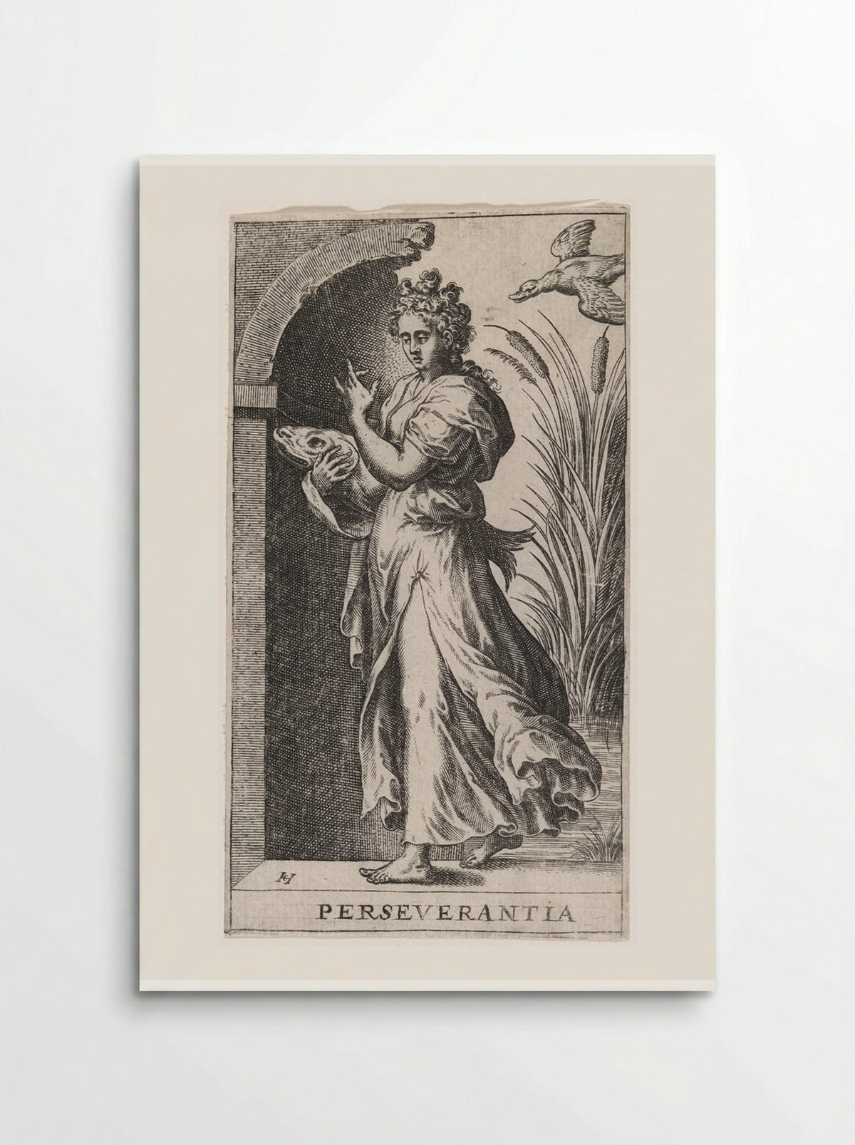 Perseverantia - Hans Collaert the Elder - Poster