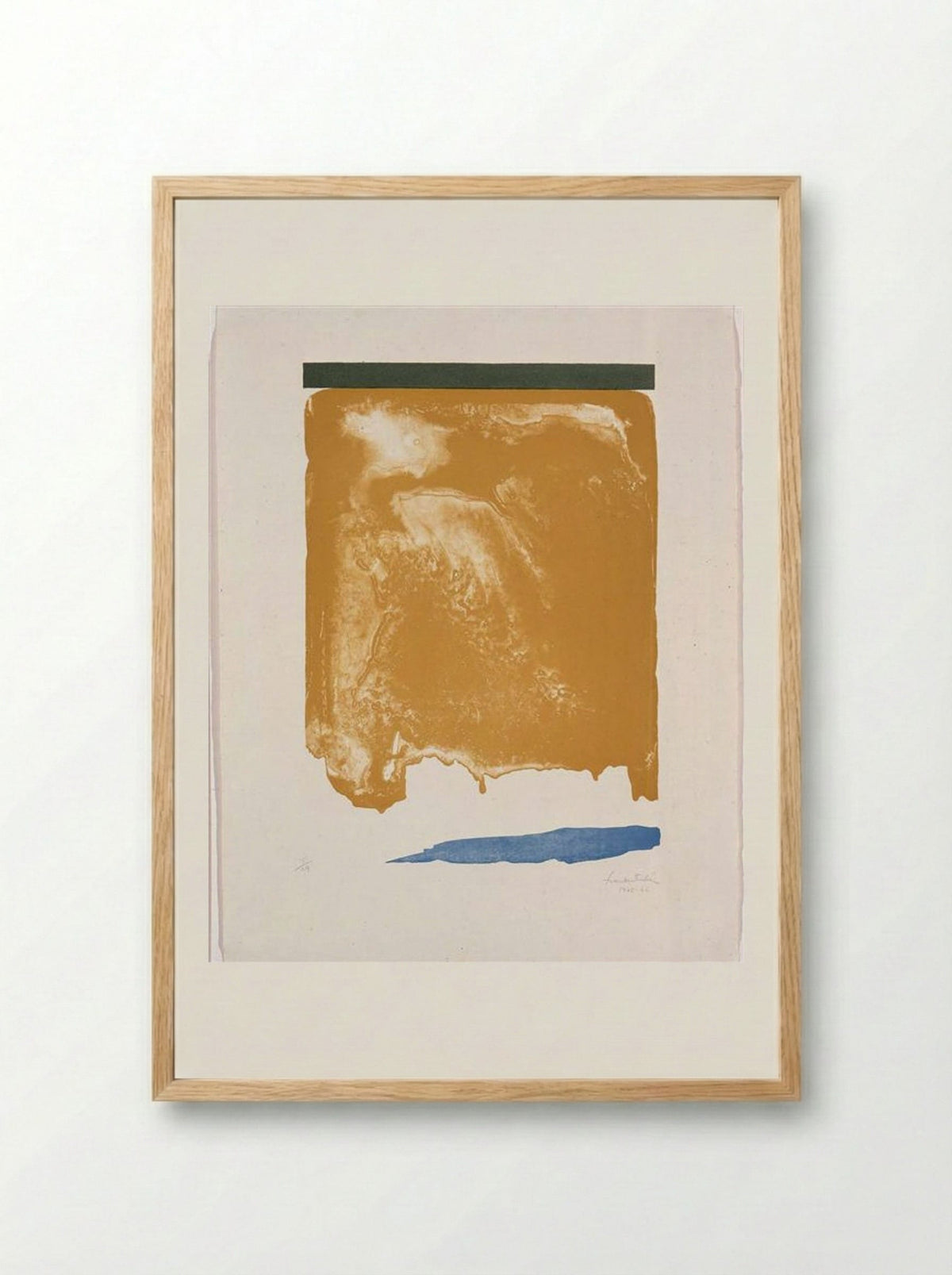 Persian Garden - Helen Frankenthaler - Framed Print Wood