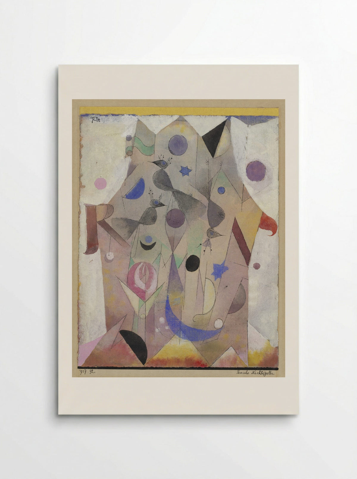 Persian Nightingales - Paul Klee - Poster