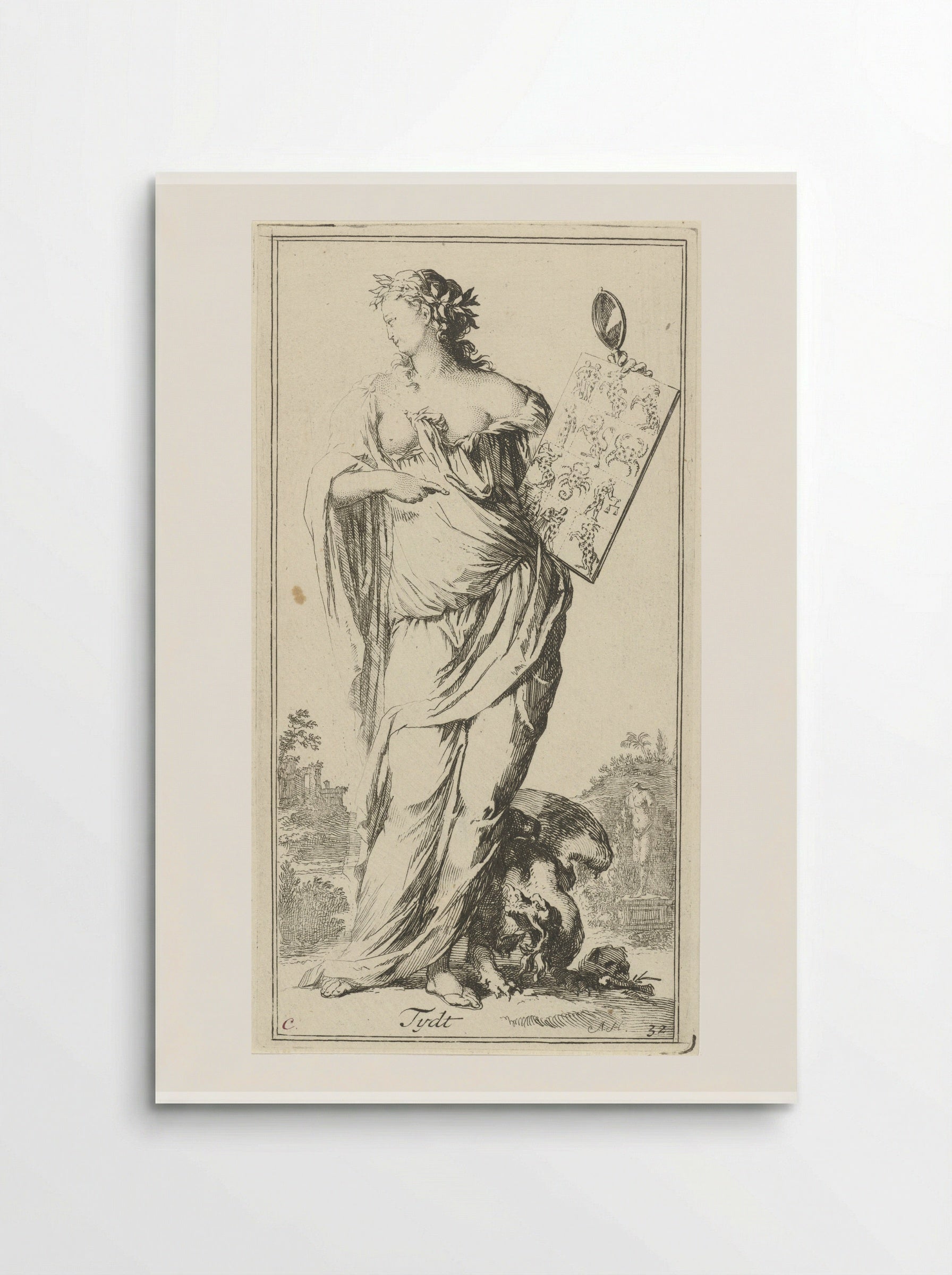 Personificatie van Tijd - Leonard Schenk - Poster