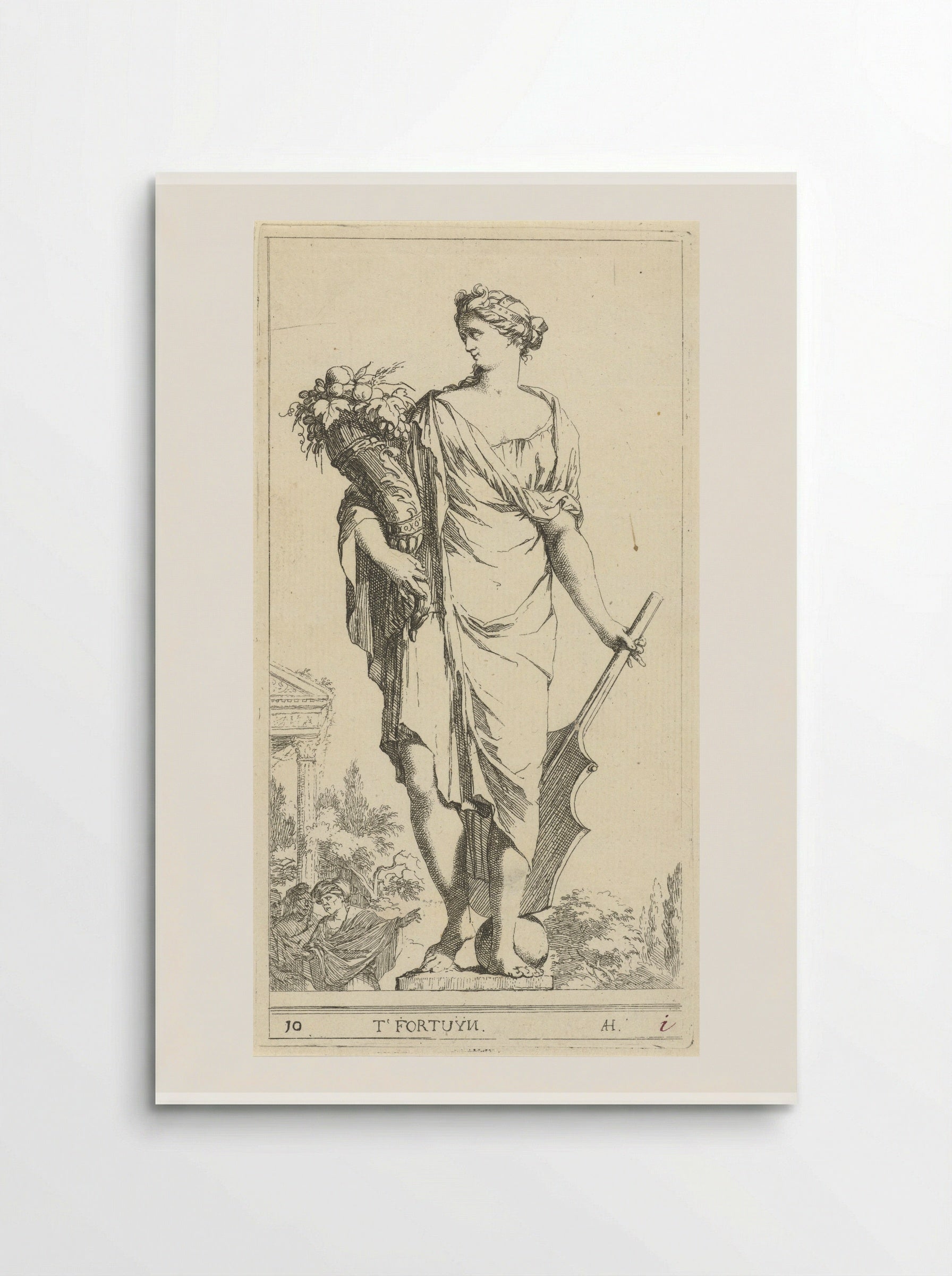 Personificatie van voorspoed - Leonard Schenk - Poster
