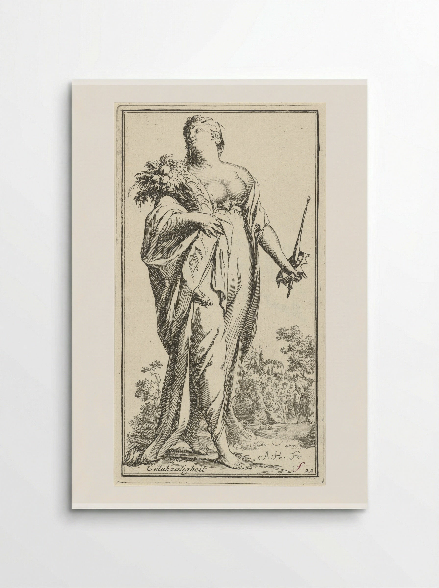 Personification of Bliss - Leonard Schenk - Poster