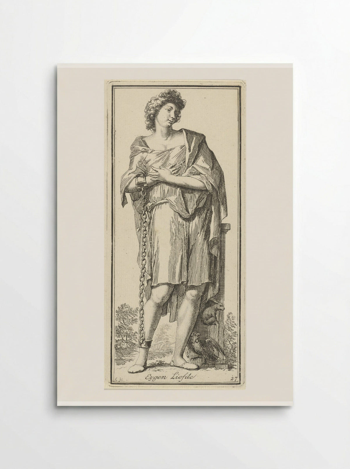 Personification of Self-Love - Leonard Schenk - Poster