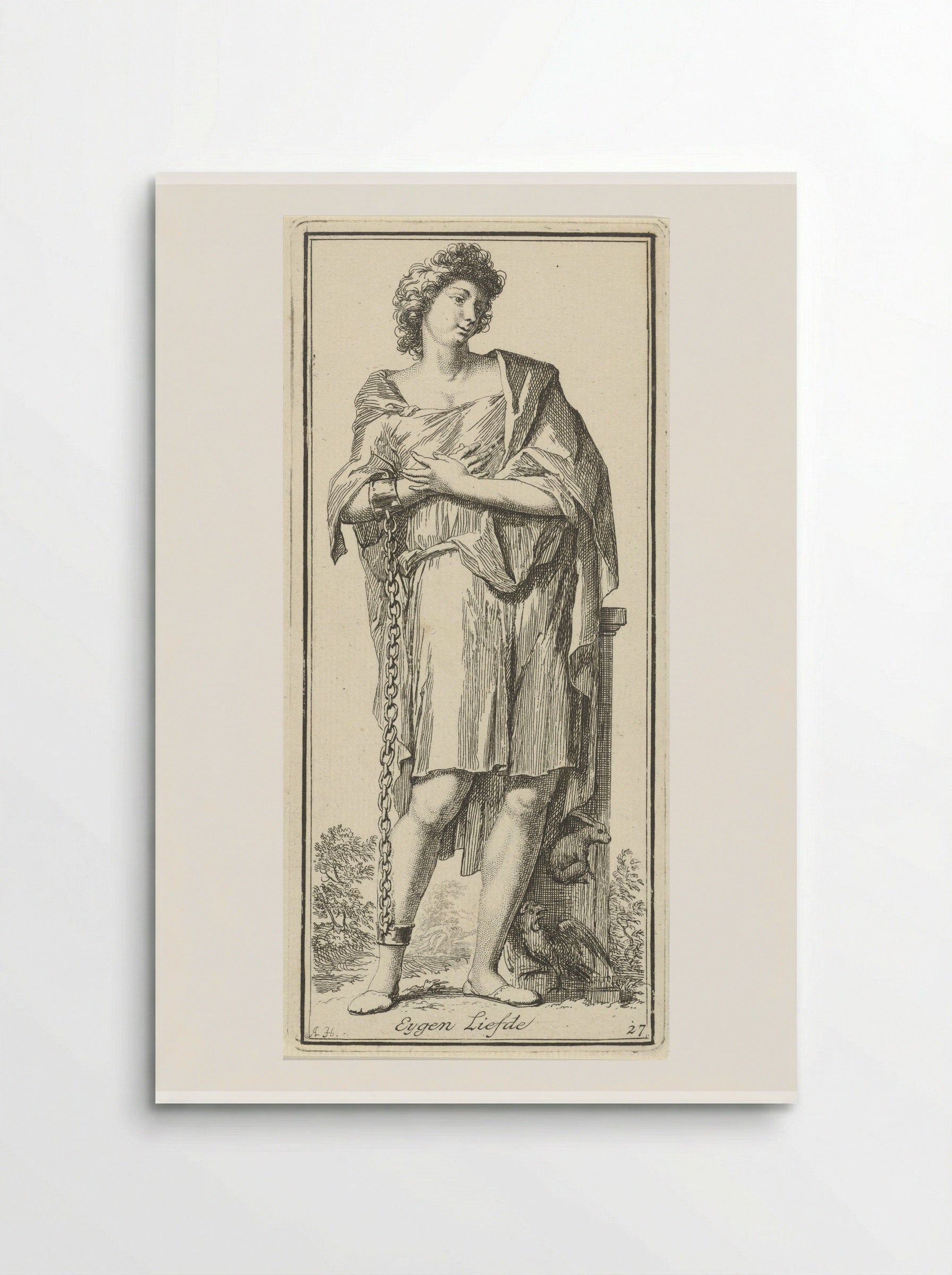 Personification of Self-Love - Leonard Schenk - Poster