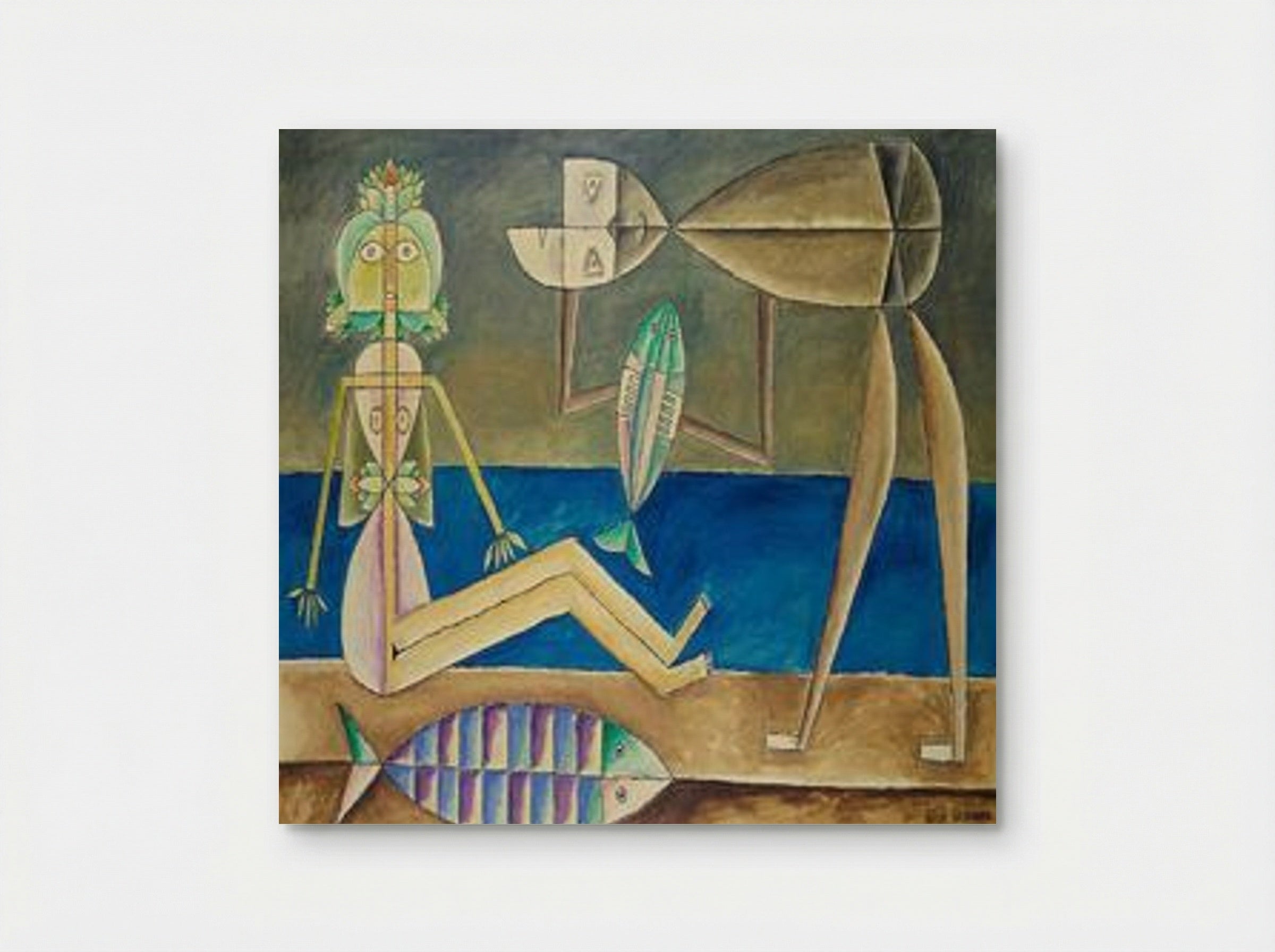 Personnages sur la plage - Victor Brauner - Poster