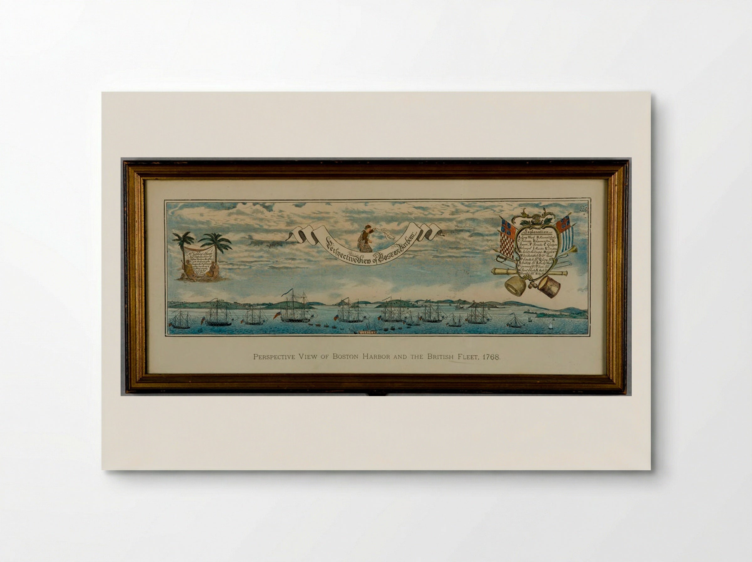 Perspective View of Boston Harbour - Sidney L. Smith - Poster