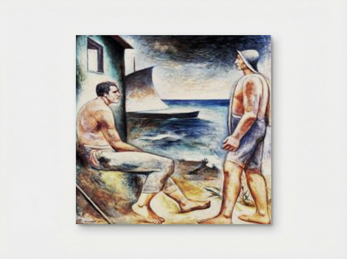 Pescatori - Carlo Carrà - Poster