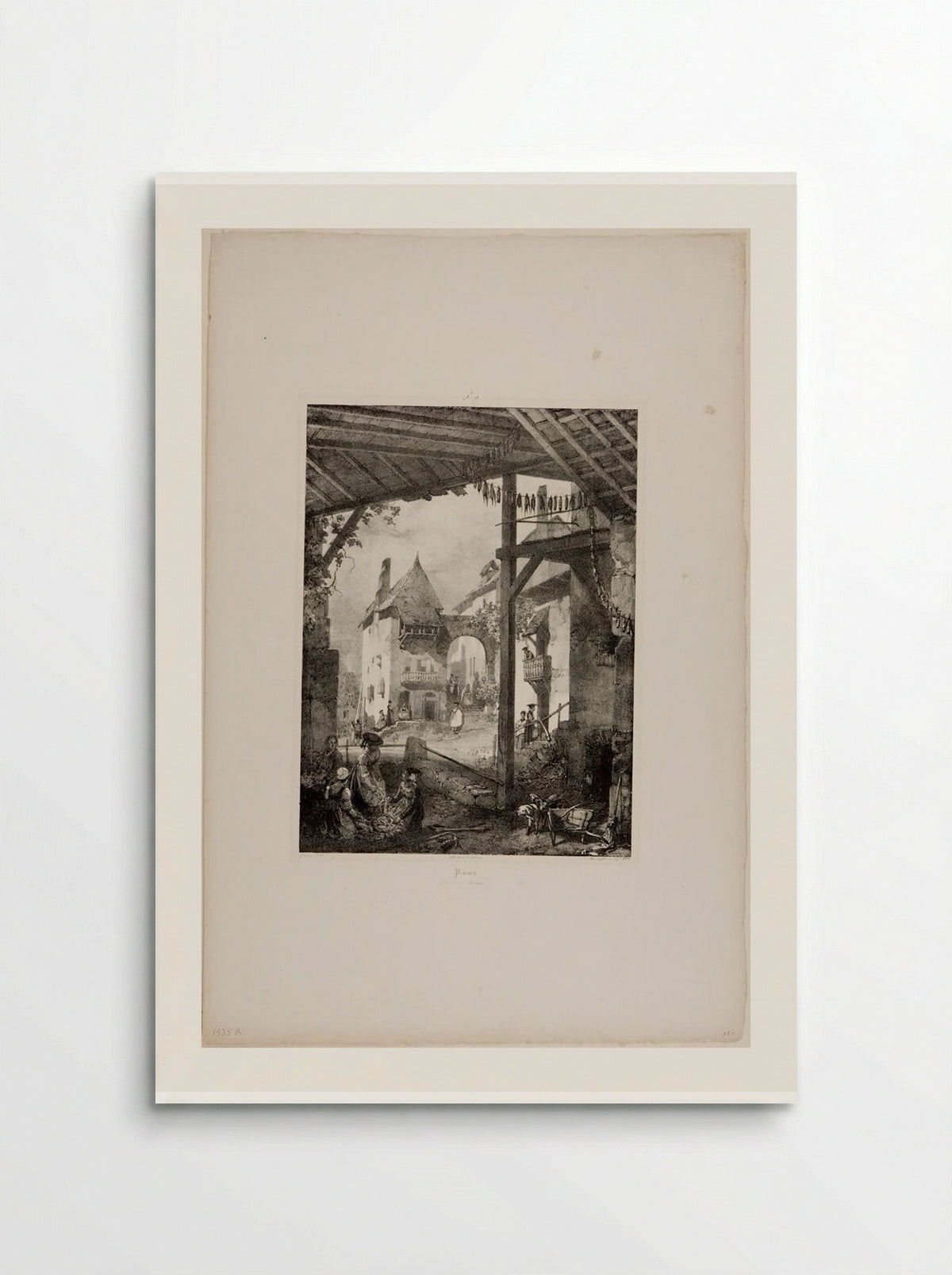 Pesmes - Richard Parkes Bonington - Poster