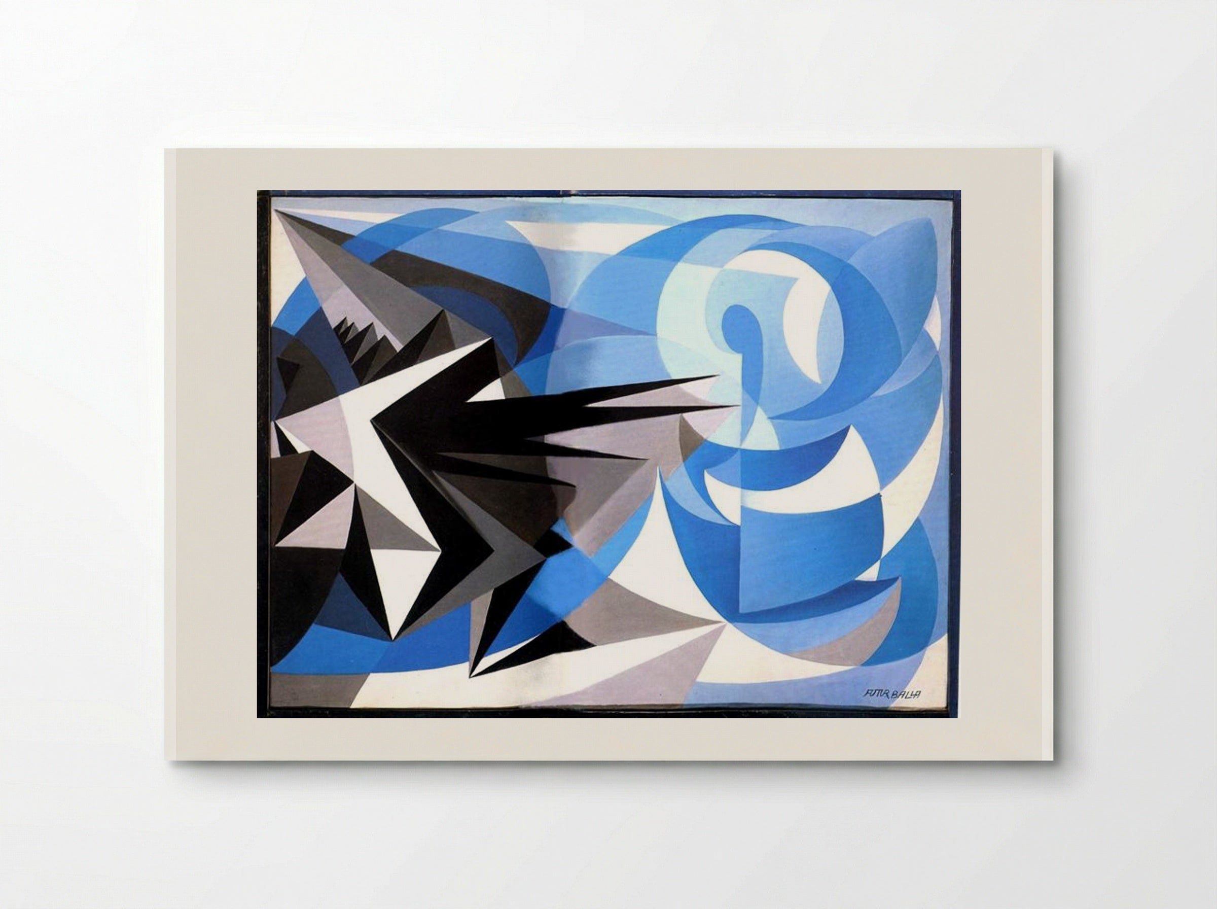 Pessimism and Optimism - Giacomo Balla - Poster