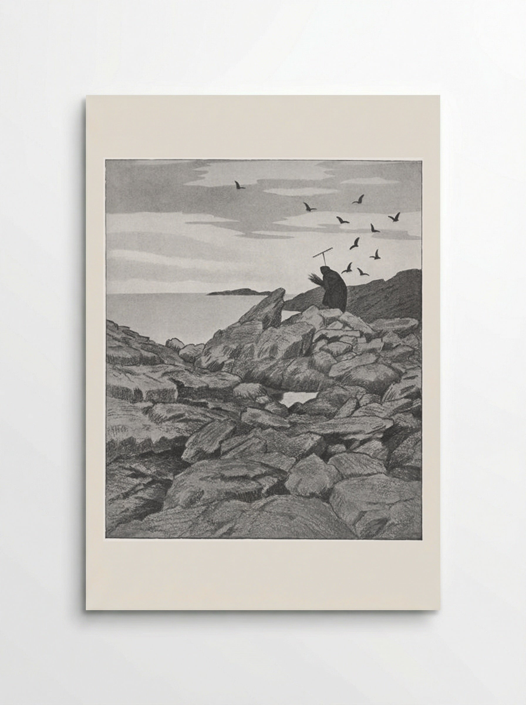 Pesta Drar - Theodor Severin Kittelsen - Poster