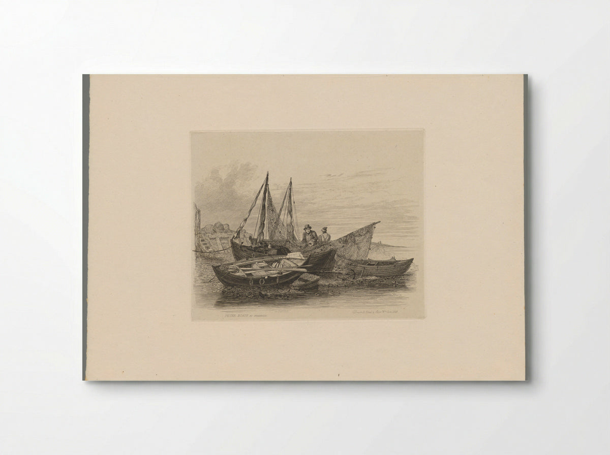 Peter Boats at Greenwich - S.H. Hawkins - Poster