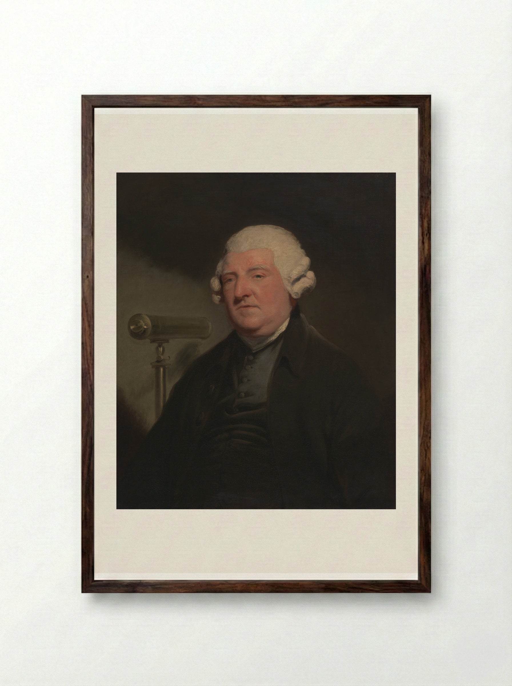 Peter Dolland - John Hoppner - Framed Print Dark Wood