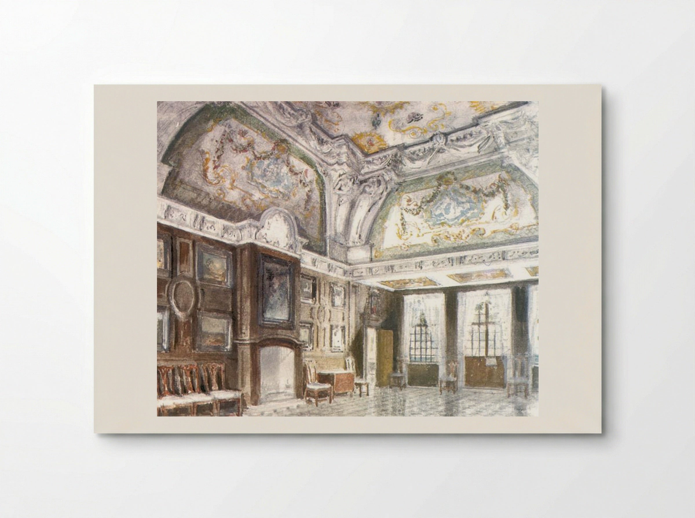 Peterhof Palace, Mon Plaisir, Medium Room - Alexandre Benois - Poster