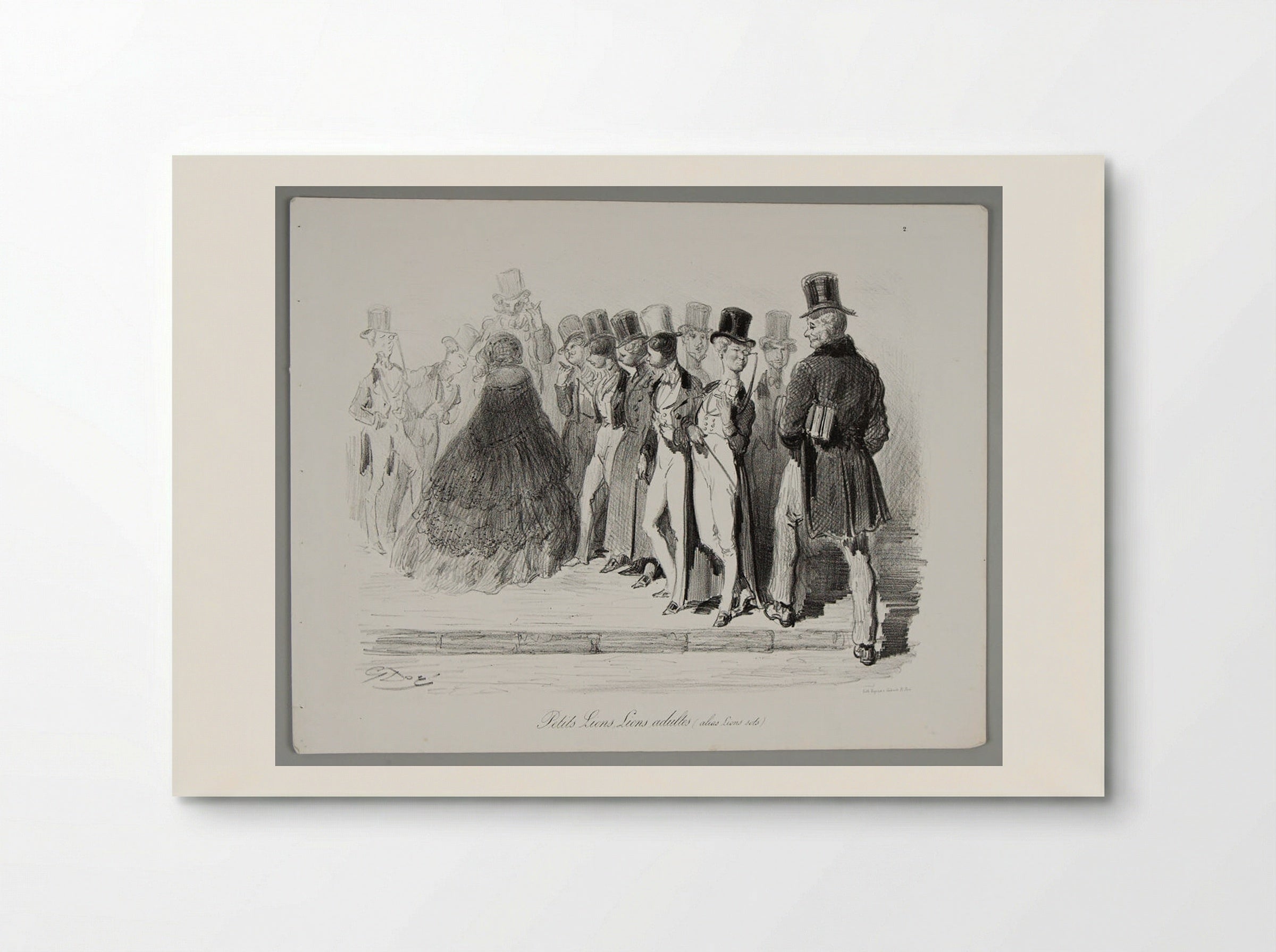 Petits Lions, Lions adultes - Gustave Doré - Poster