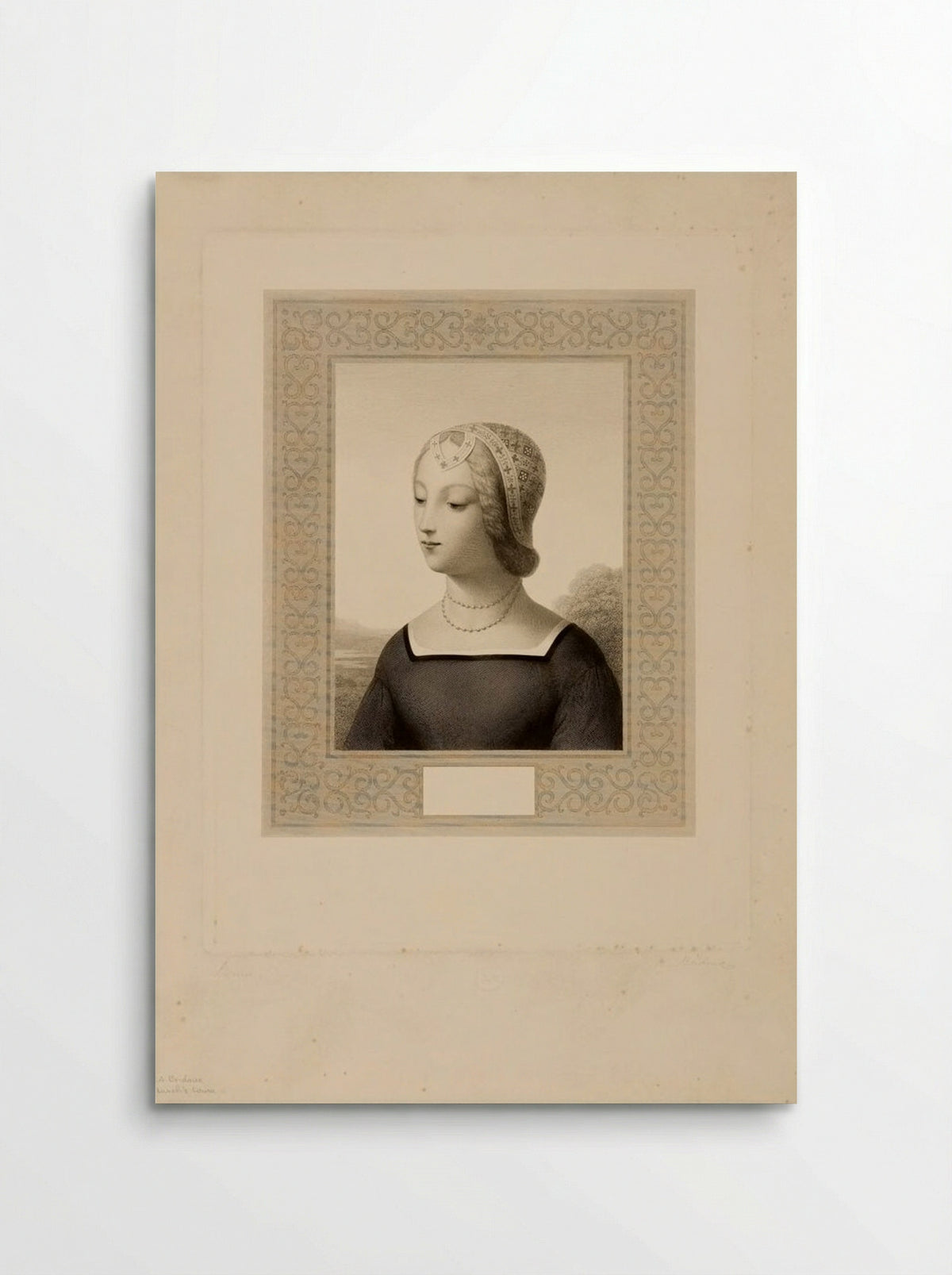 Petrarch's Laura - François Eugène Augustin Bridoux - Poster