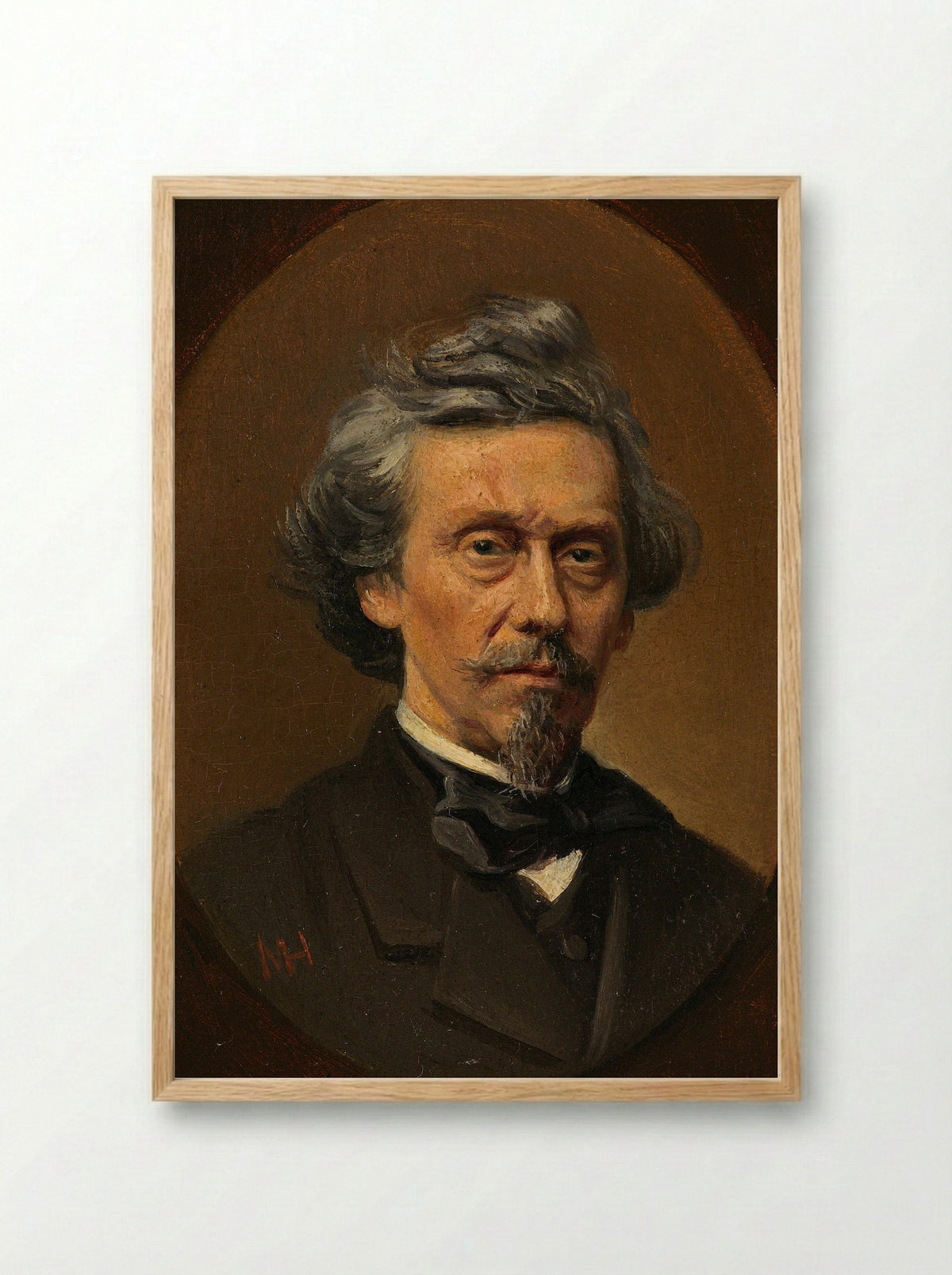Petrus Franciscus Greive - Meijer Isaäc de Haan - Framed Print Wood