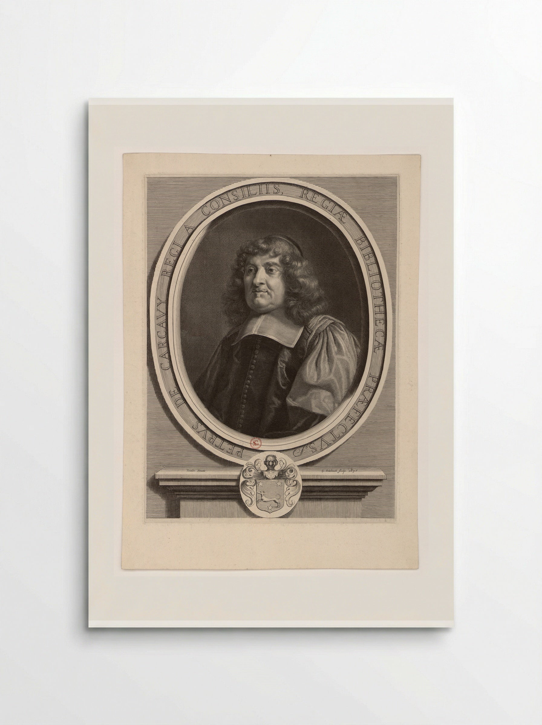 Petrus de Carcavy - Gérard Edelinck - Poster