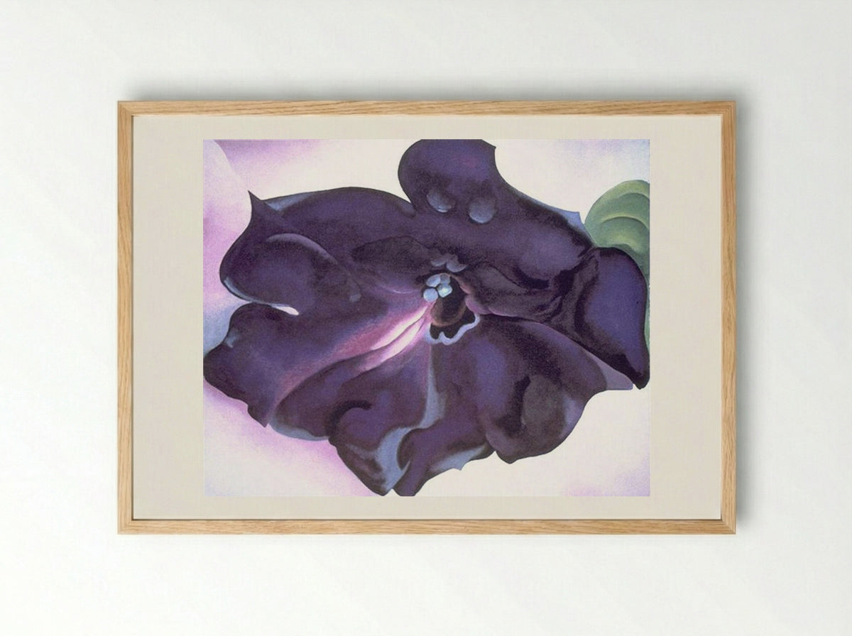 Petunia - Georgia O'Keeffe - Framed Print Wood