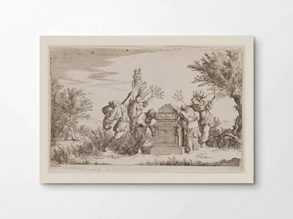 Phaethusa and Lampetie, the Sisters of Phaeton, Turn into Trees - Johann Wilhelm Baur - Poster