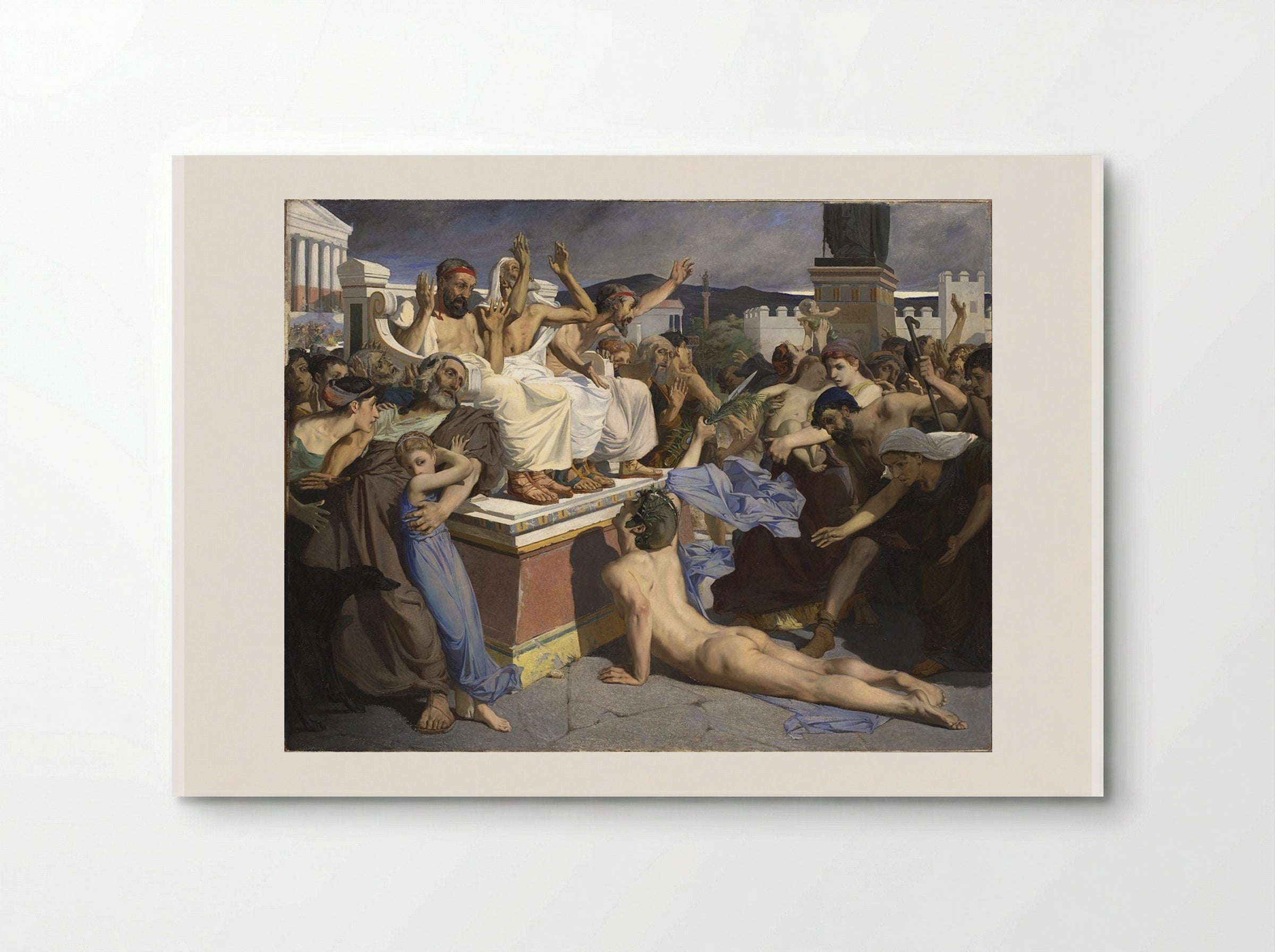 Pheidippides giving word of victory - Luc-Olivier Merson - Poster