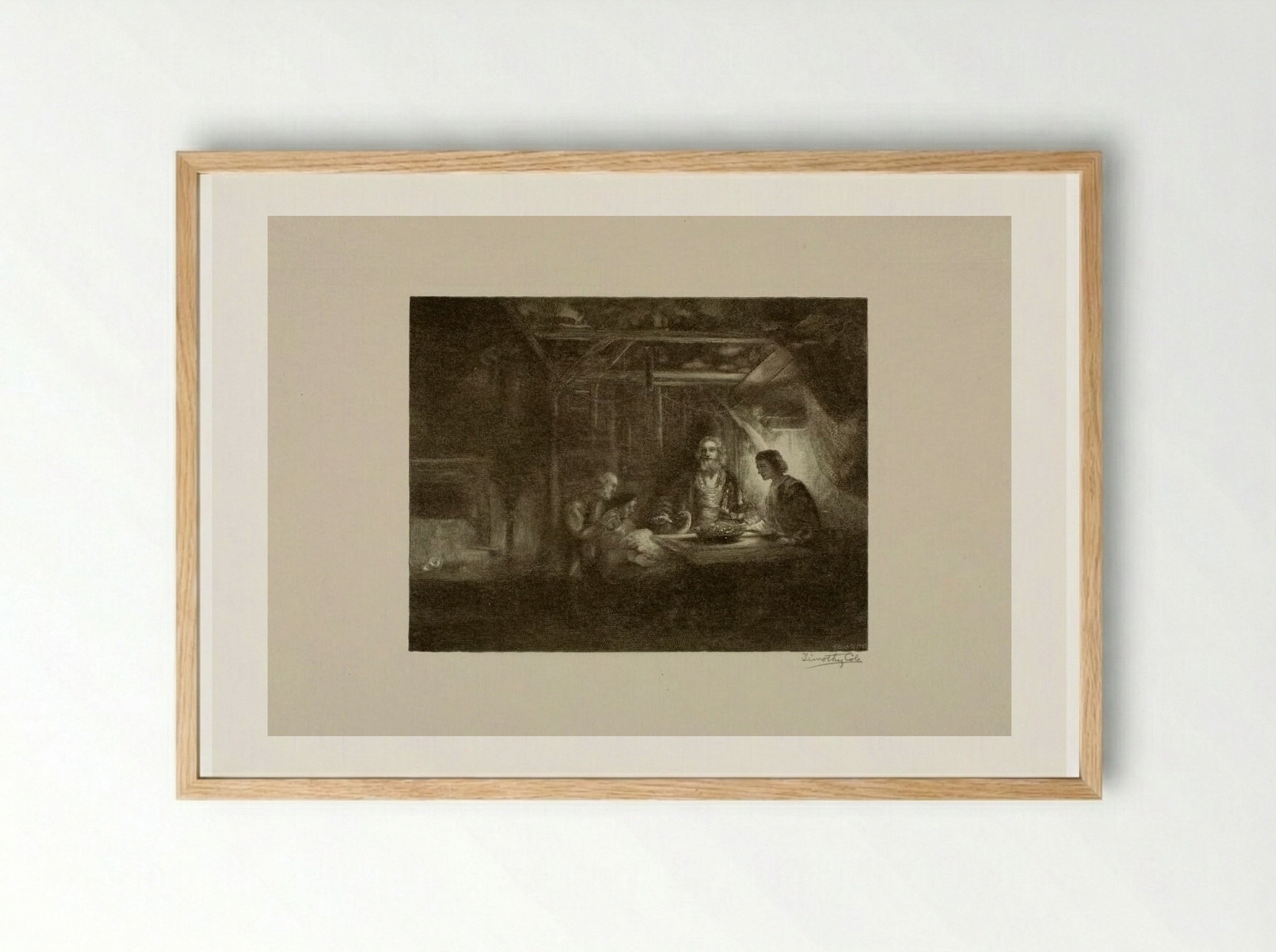 Philemon and Baucis - Timothy Cole - Framed Print Wood