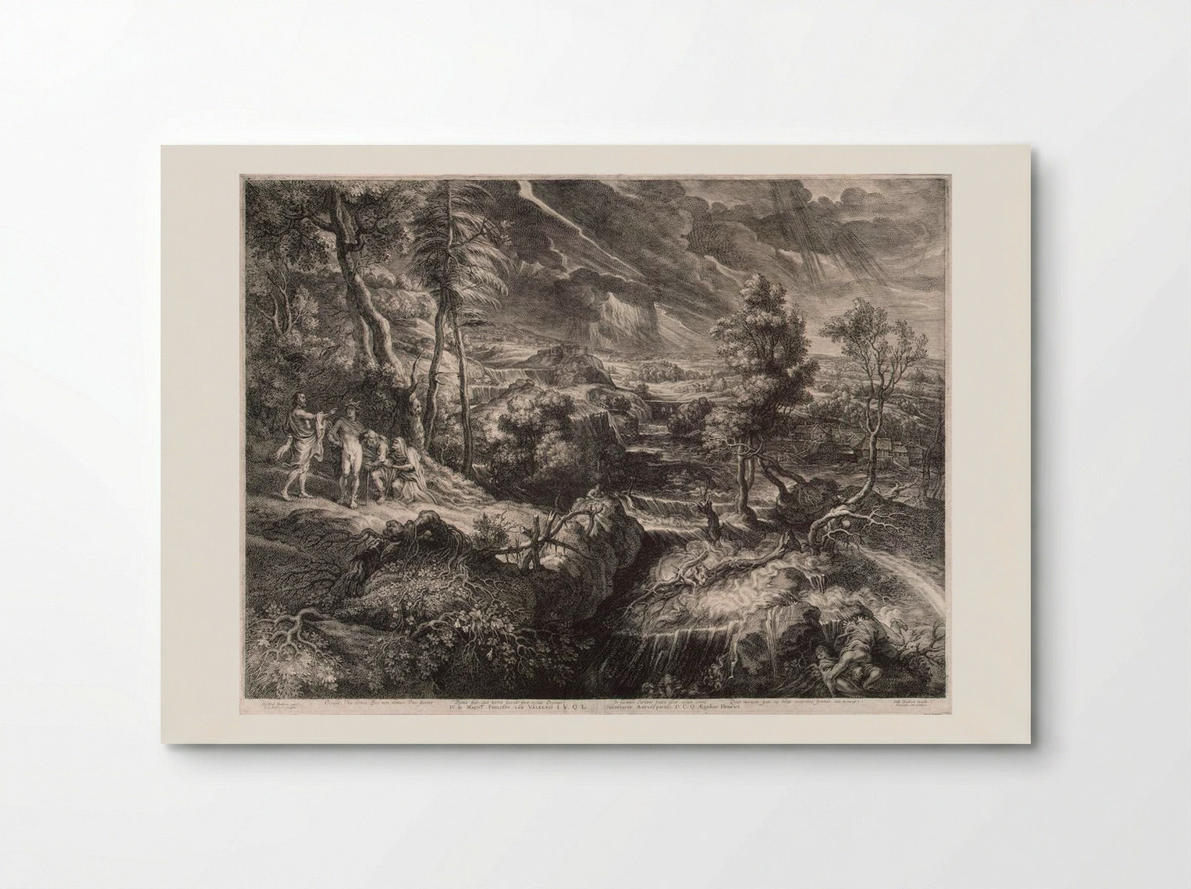 Philemon and Baucis - Schelte Adamsz. Bolswert - Poster