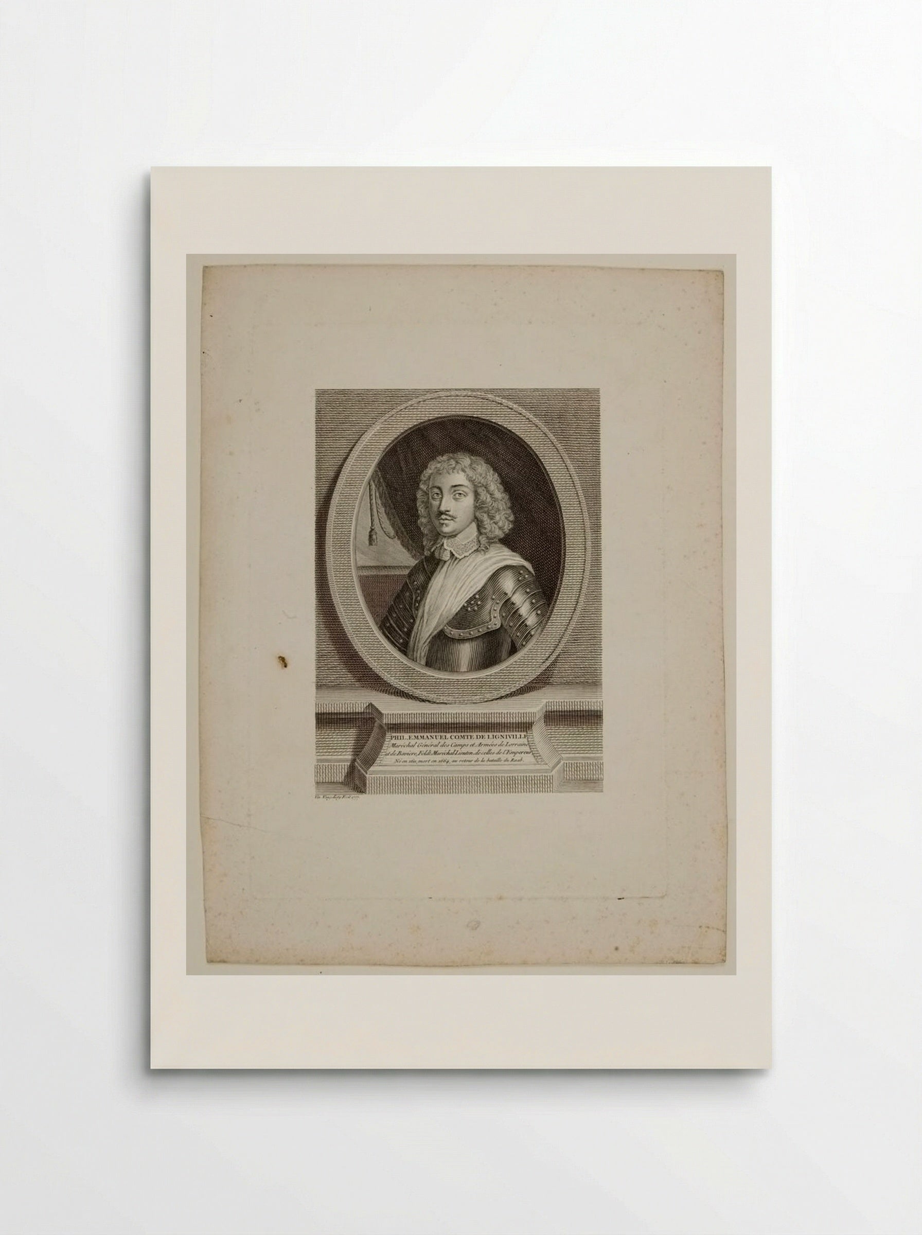 Philippe Emmanuel, comte de Ligniville - Vincenzo Vangelisti - Poster